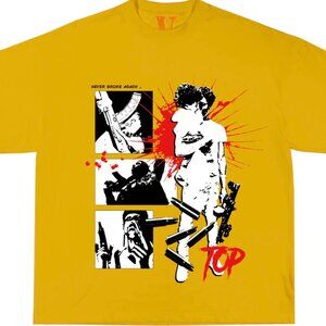 YoungBoy NBA x Vlone House Arrest Tee in Yellow - M